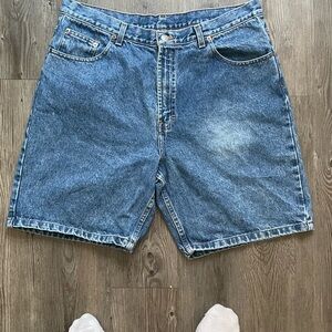 Men's Blue Denim Shorts